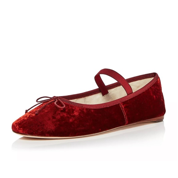 Loeffler Randall Shoes - Loeffler Randall Women's Leonie Soft Velvet Ballet Flats Rust New!